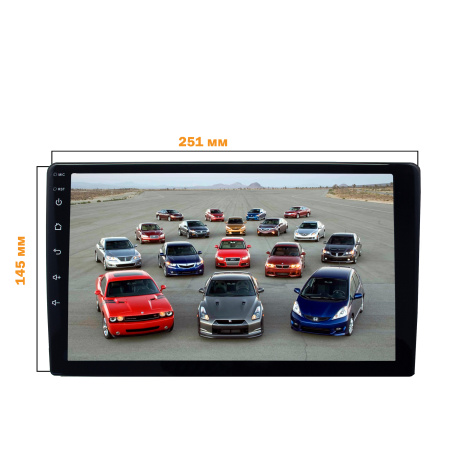 Штатная магнитола 9 дюймов для BYD F3 LeTrun 2294-5433 JAC Android 8 MTK-L 1+16 Gb
